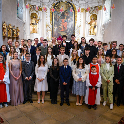 Gruppenfoto mit Paten